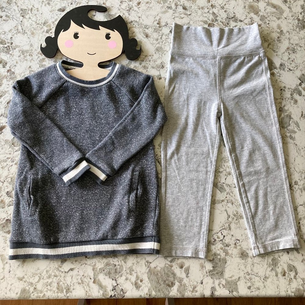 Falls Creek sparkle tunic legging set 2-3T